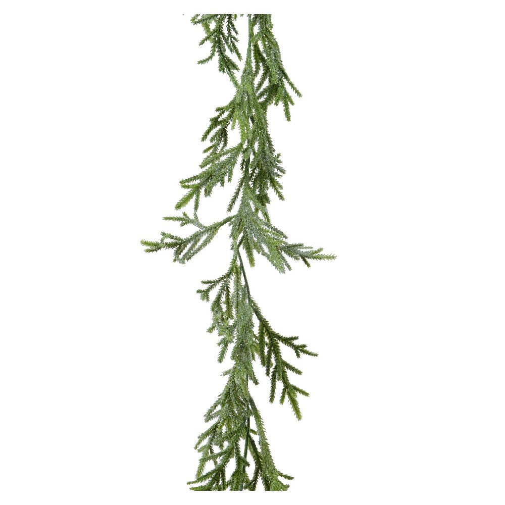 Everlands 180cm Glitter Frosted Foliage Garland