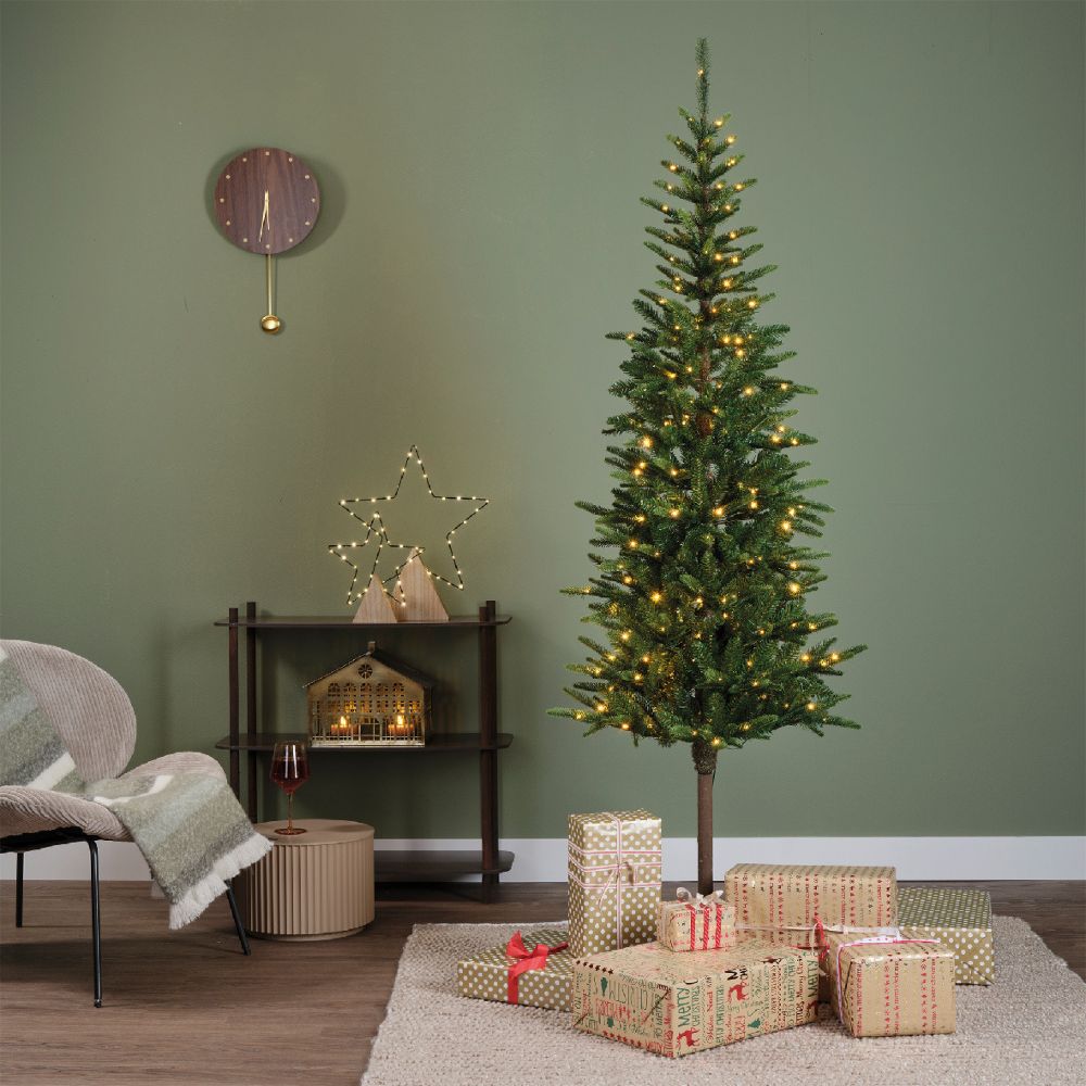 Everlands 2.1m (7ft) Alpbach Fir Pre-Lit Artificial Christmas Tree