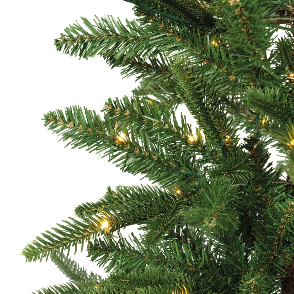 Everlands 2.1m (7ft) Alpbach Fir Pre-Lit Artificial Christmas Tree