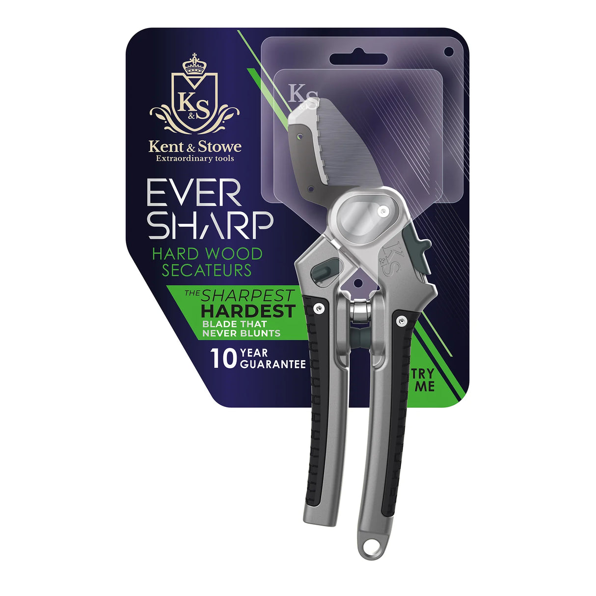 Kent & Stowe Eversharp Anvil Bypass Secateurs