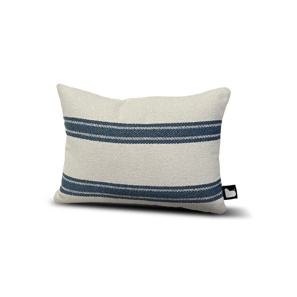Extreme Lounging 40cm B-Cushion Haven Outdoor Cushion - Blue Stripes - Old Railway Line Garden Centre