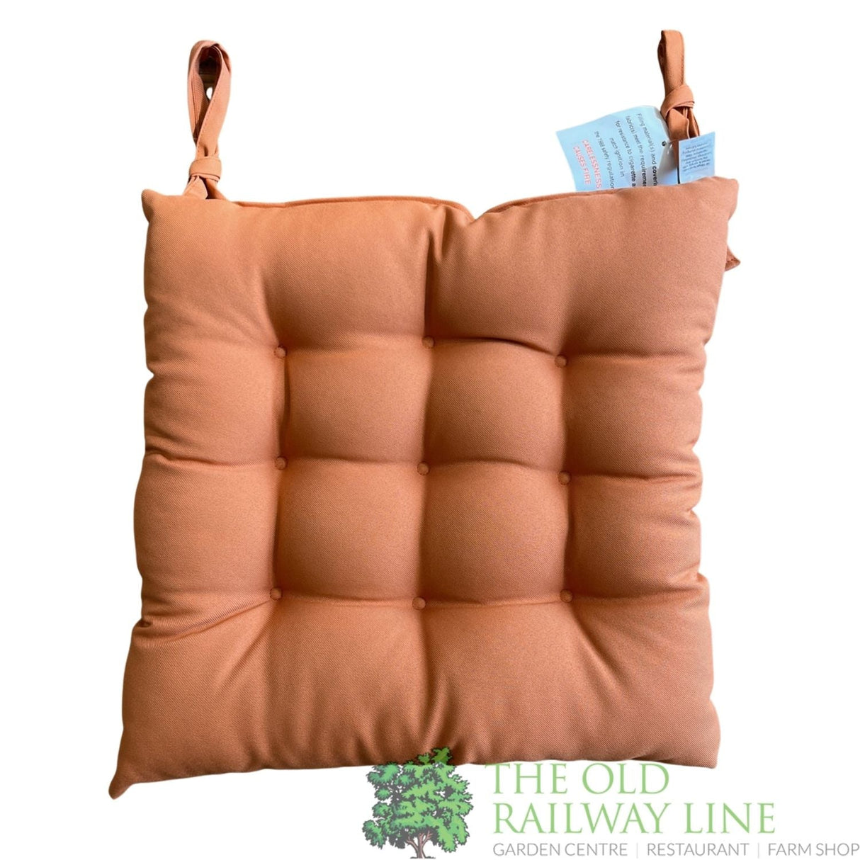 Extreme Lounging 9 - Hole Seat Pad Chair Cushion - Copper Orange - Old Railway Line Garden Centre
