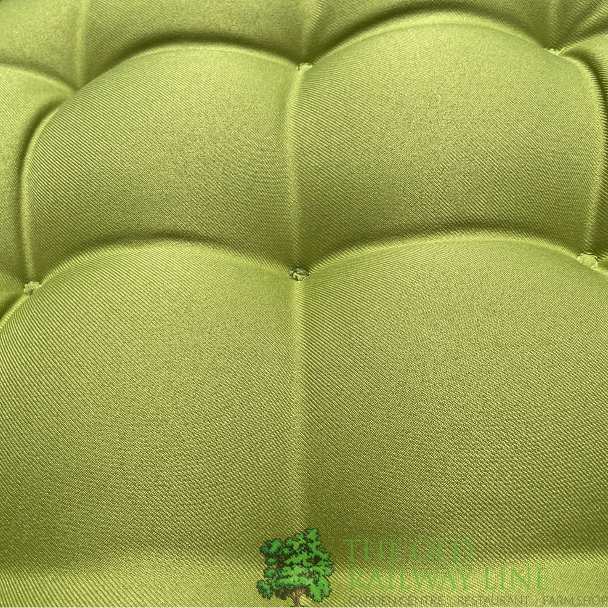 Extreme Lounging 9 - Hole Seat Pad Chair Cushion - Margarita Green - Old Railway Line Garden Centre