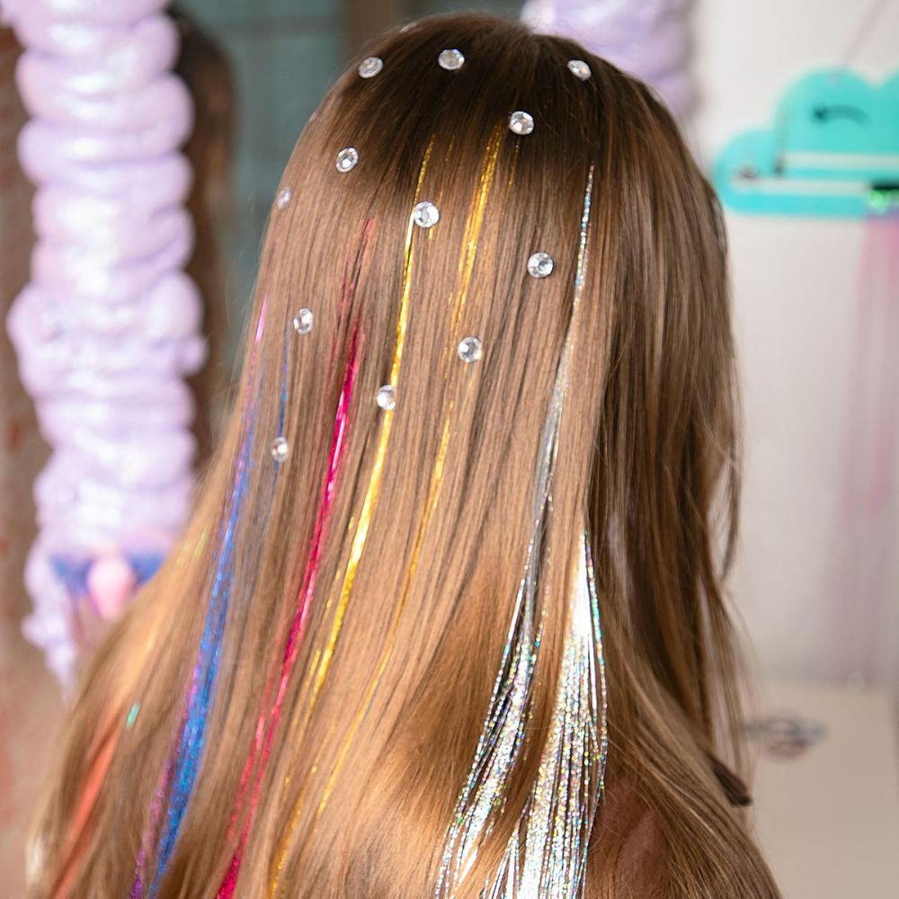 Fashion Angels Shimmer & Style Tinsel Hair Styling Kit