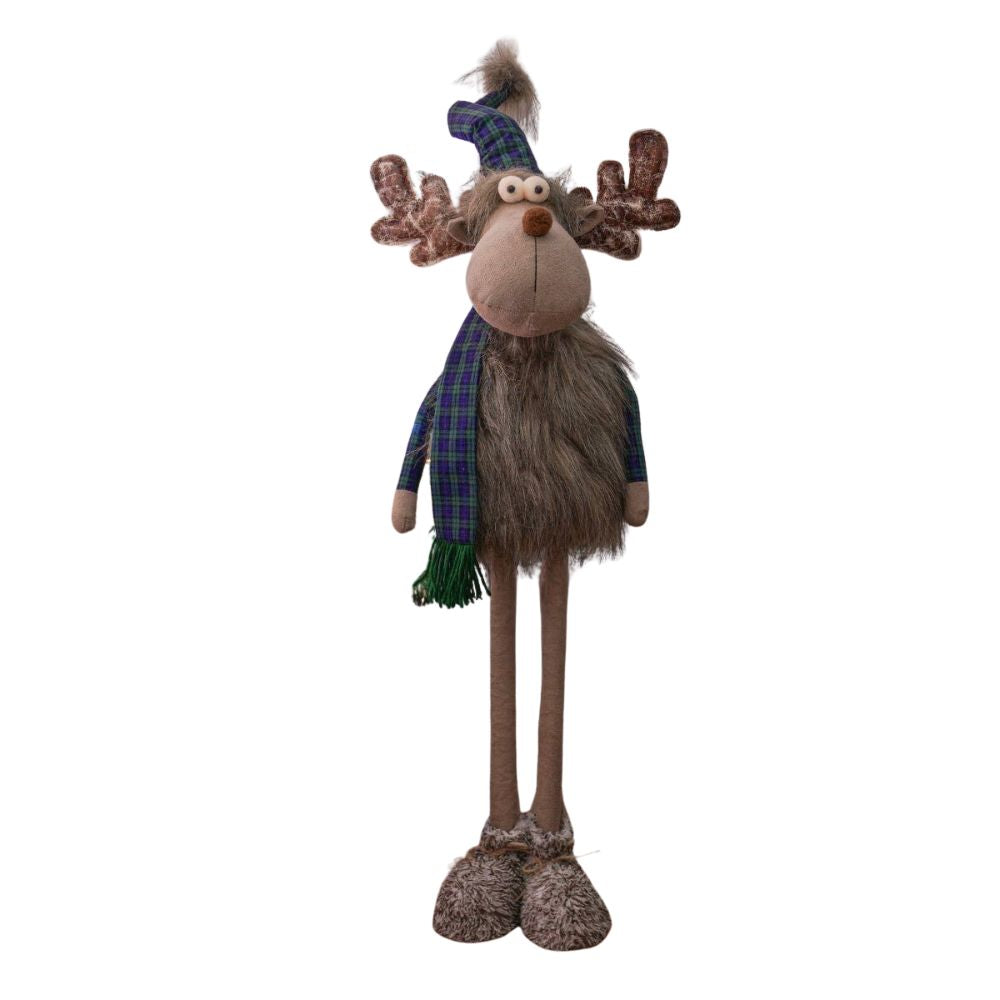Festive 67cm Standing Telescopic Legs Reindeer