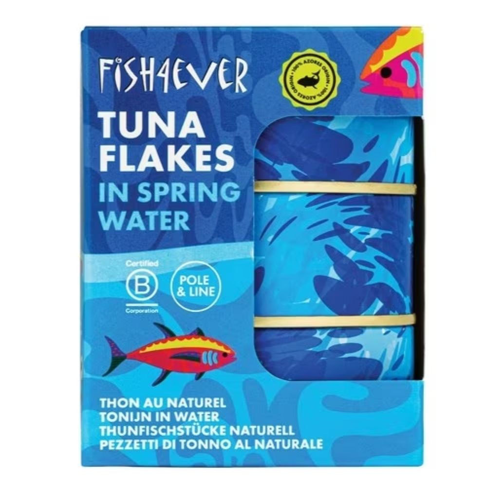 Fish4Ever 160g Tuna Flakes in Spring Water 3 Pack