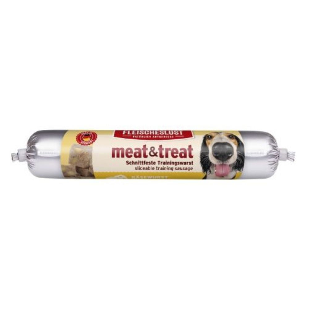 Fleischeslust 80g Meat & Treat Cheese Sausage Dog Treat