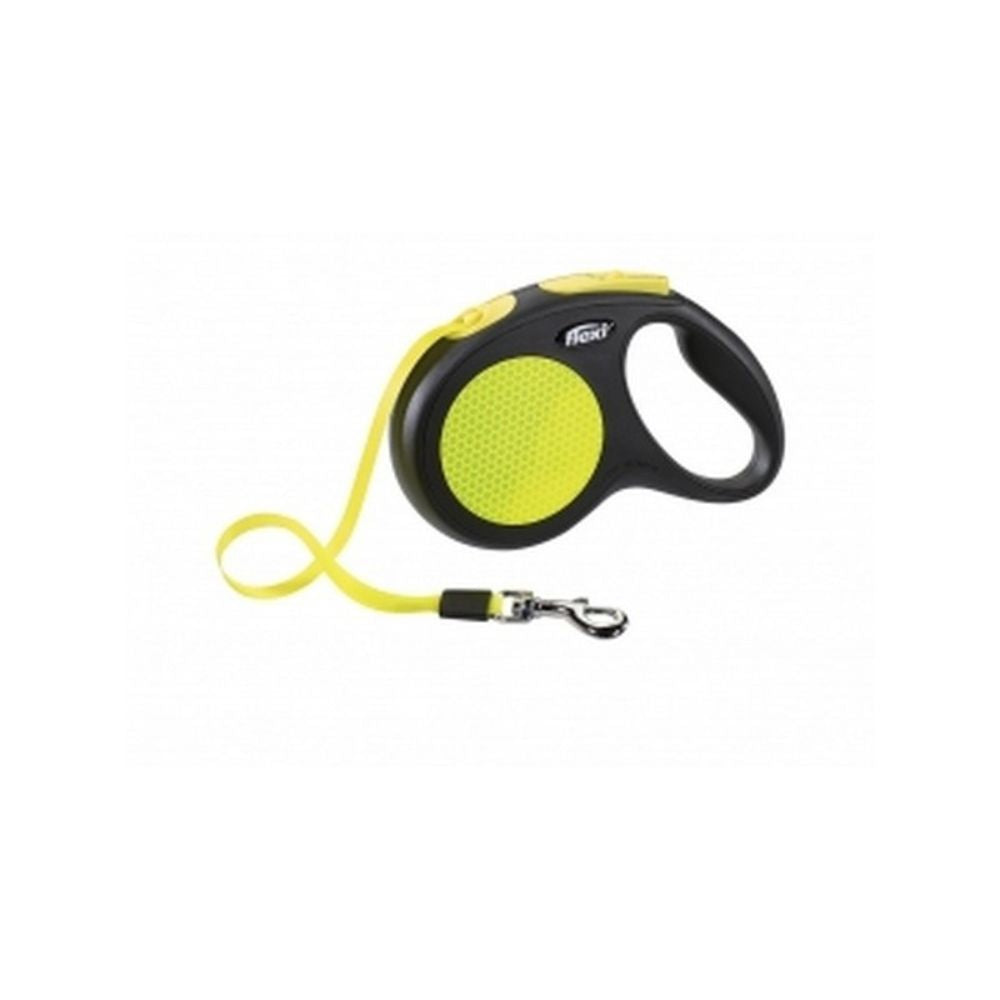 Flexi Neon Large 5m Dog Lead - Yellow