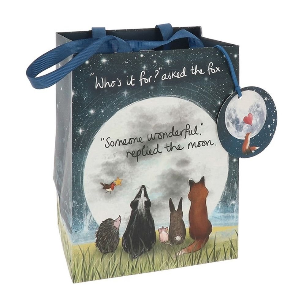 Fox Under the Moon Wonderful Medium Gift Bag - Old Railway Line Garden Centre