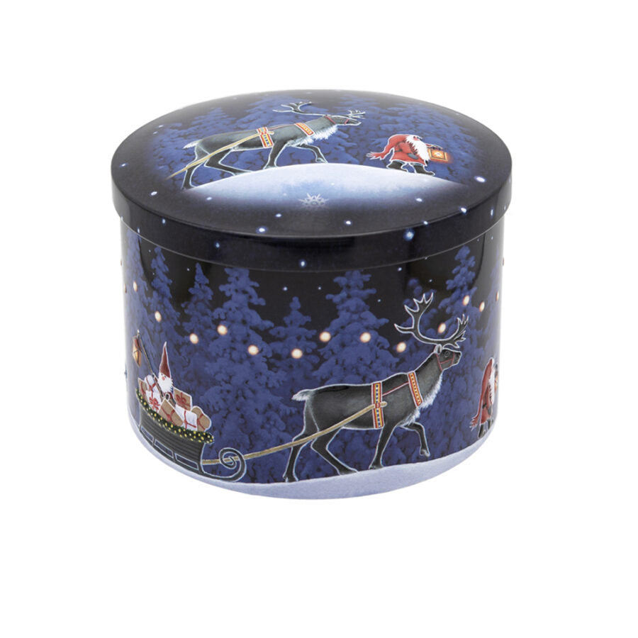 Gardiners of Scotland 200g Christmas Journey Round Tin of Vanilla Fudge