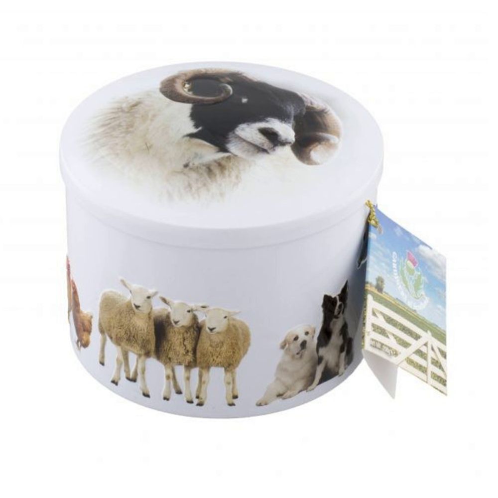 Gardiners of Scotland 200g Farm Animals Tin Filled with Vanilla Fudge