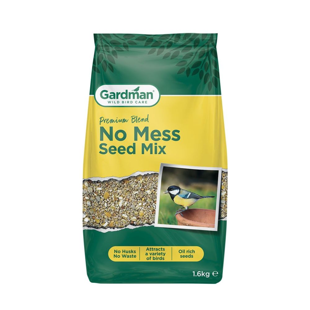 Gardman 1.6kg No Mess Seed Mix