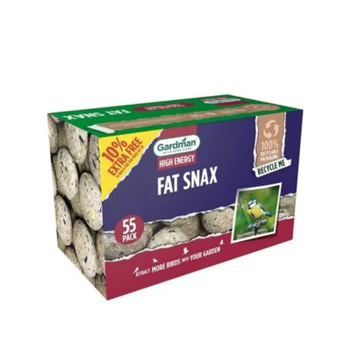 Gardman Fat Snax Box of 50 - Old Railway Line Garden Centre
