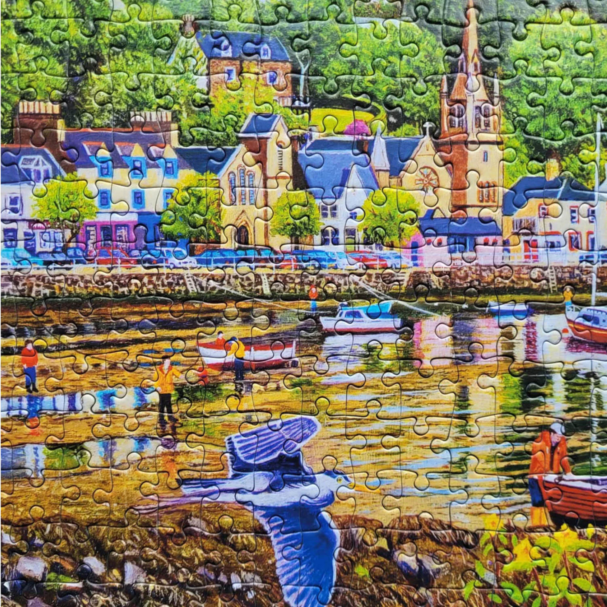 Gibsons Games 636 Piece Low Tide At Tombermory Panoramic Jigsaw Puzzle