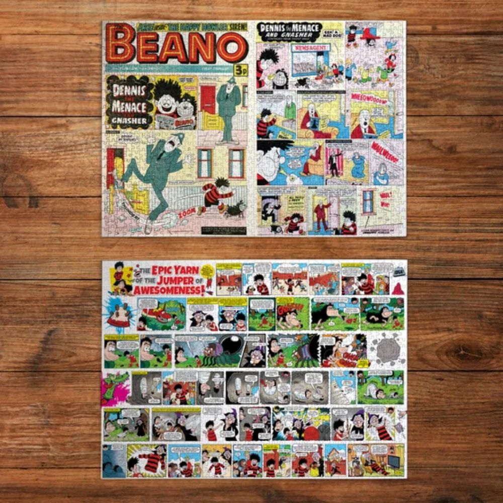 Gibsons Games 75 Years of Dennis The Menace 2 500 Piece Jigsaw Puzzle