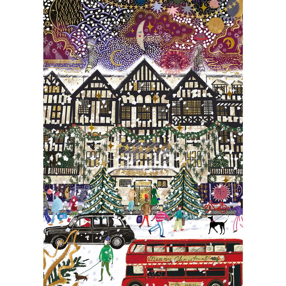 Gibsons Games Christmas in London 3x500 Piece Jigsaw Puzzle