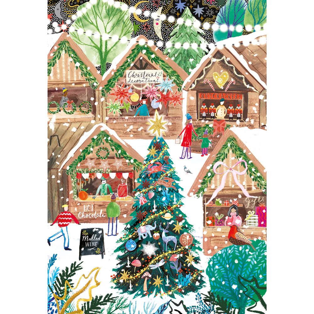 Gibsons Games Christmas in London 3x500 Piece Jigsaw Puzzle