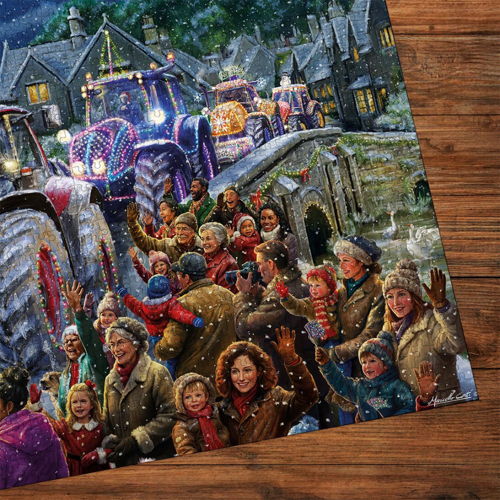 Gibsons Games Farmer Christmas 1000 Piece Jigsaw Puzzle