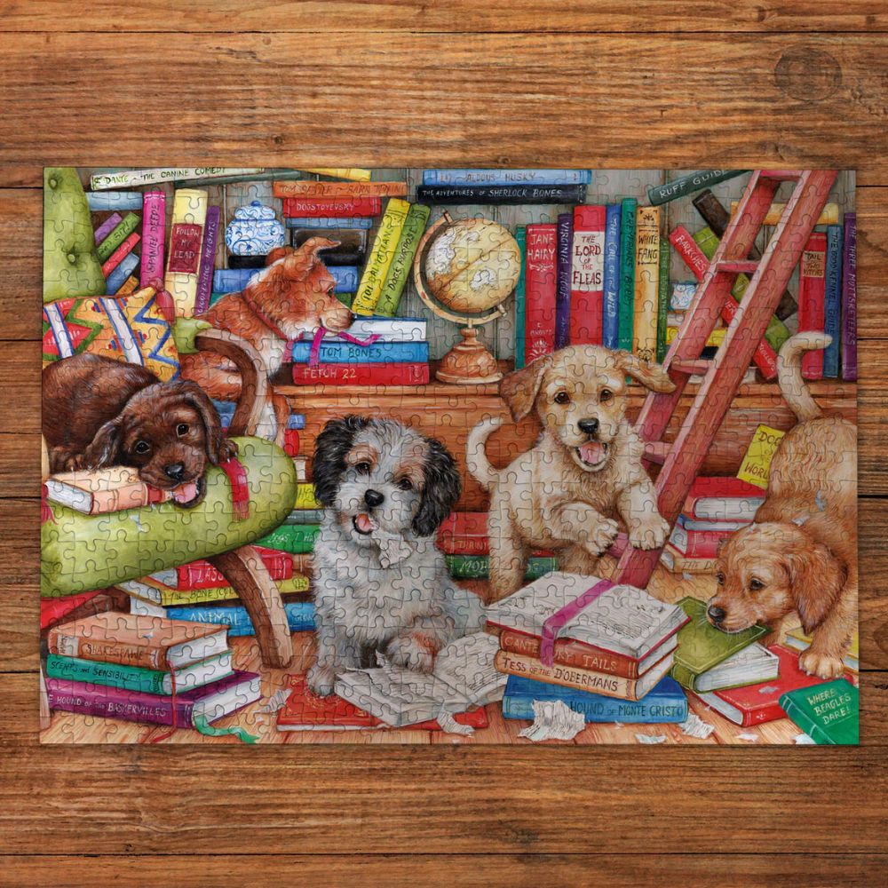 Gibsons Games Shaggy Dog Story Extra Large 100 XXL Piece Jigsaw Puzzle - Old Railway Line Garden Centre