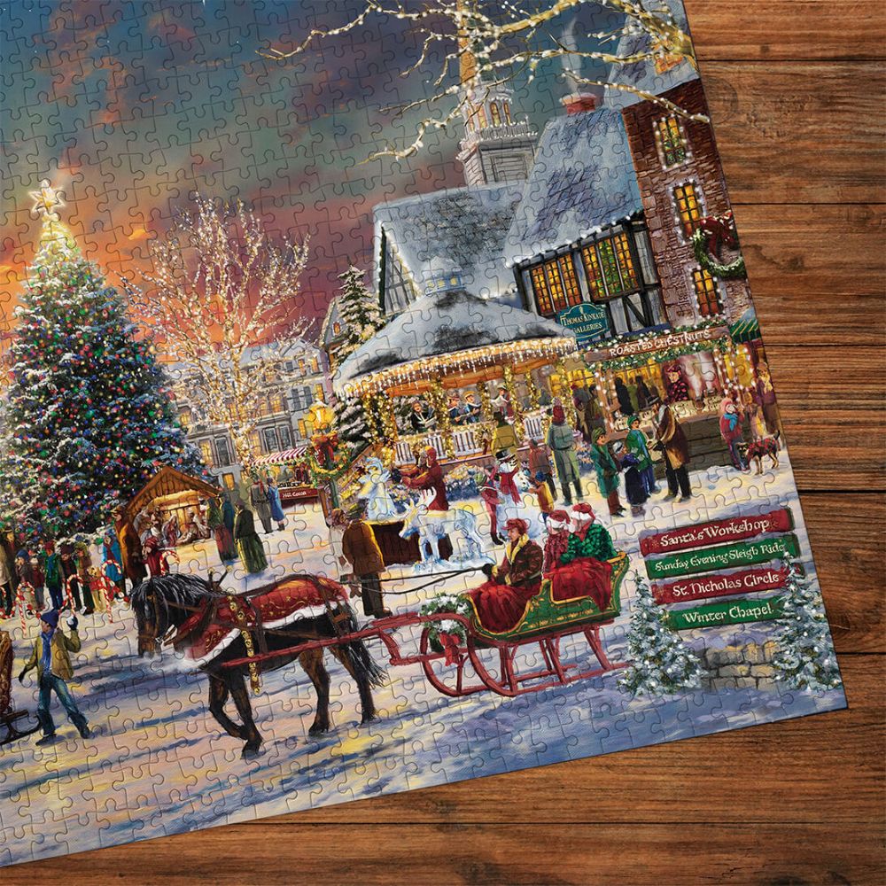 Gibsons Games The Christmas Festival 1000 Piece Jigsaw Puzzle