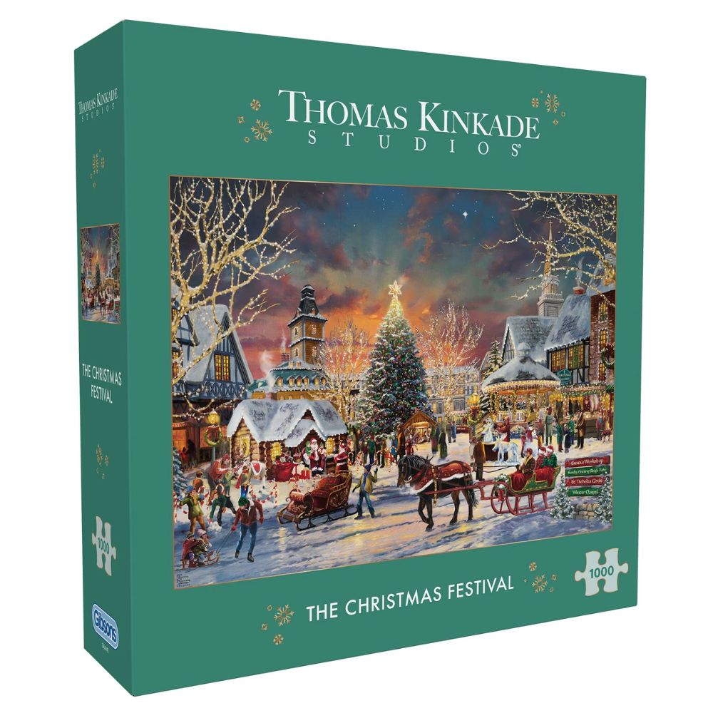 Gibsons Games The Christmas Festival 1000 Piece Jigsaw Puzzle