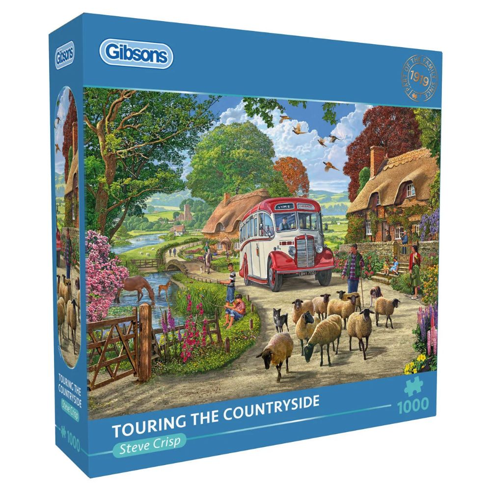 Gibsons Games Touring The Countryside 1000 Piece Jigsaw Puzzle