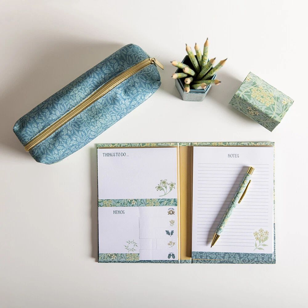 Gifted Stationery William Morris Pencil Set with Case