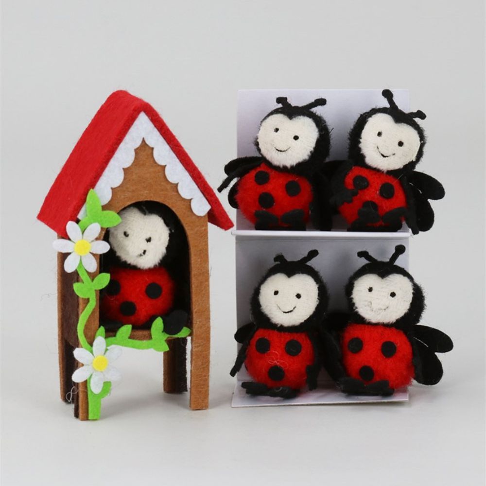 Gisela Graham 10cm Bees & Ladybirds Decoration (Choice of 2)