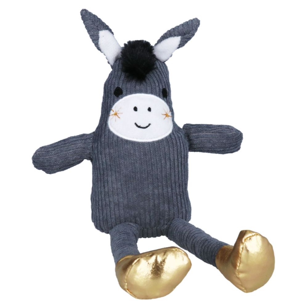 Gisela Graham 12cm Fabric Donkey Shelf Sitter