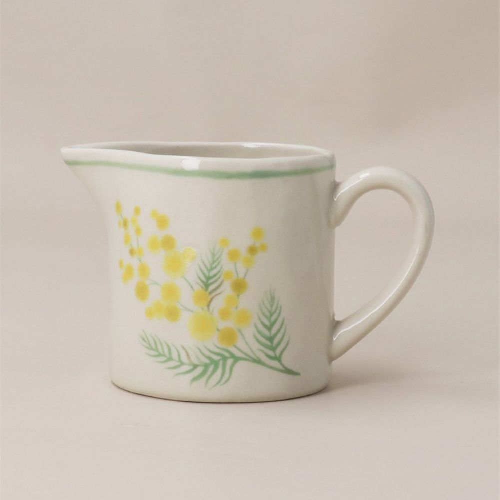 Gisela Graham 12cm Stoneware Mimosa Mini Jug