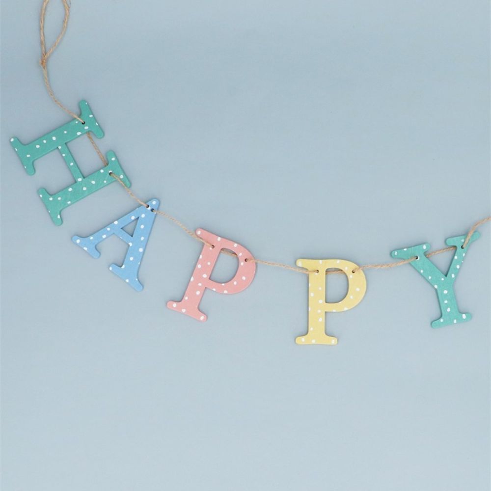 Gisela Graham 150cm Happy Easter Garland