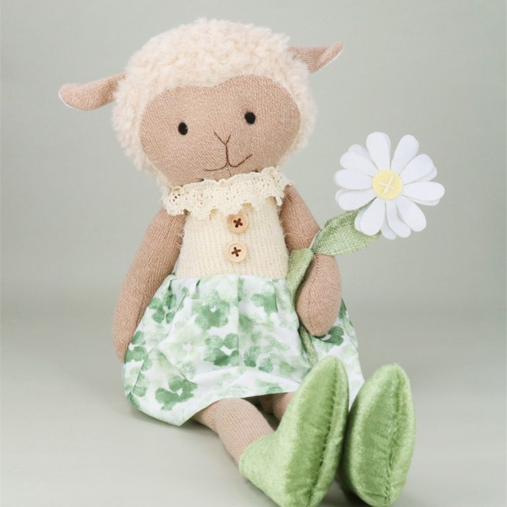 Gisela Graham 28cm Dressed Lamb Shelf Sitter
