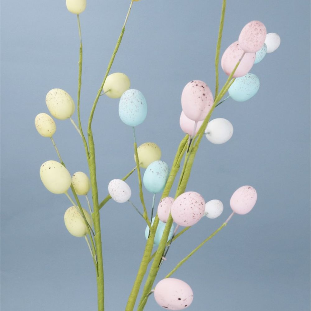 Gisela Graham 60cm Pastel Egg Sprays (Choice of 3)