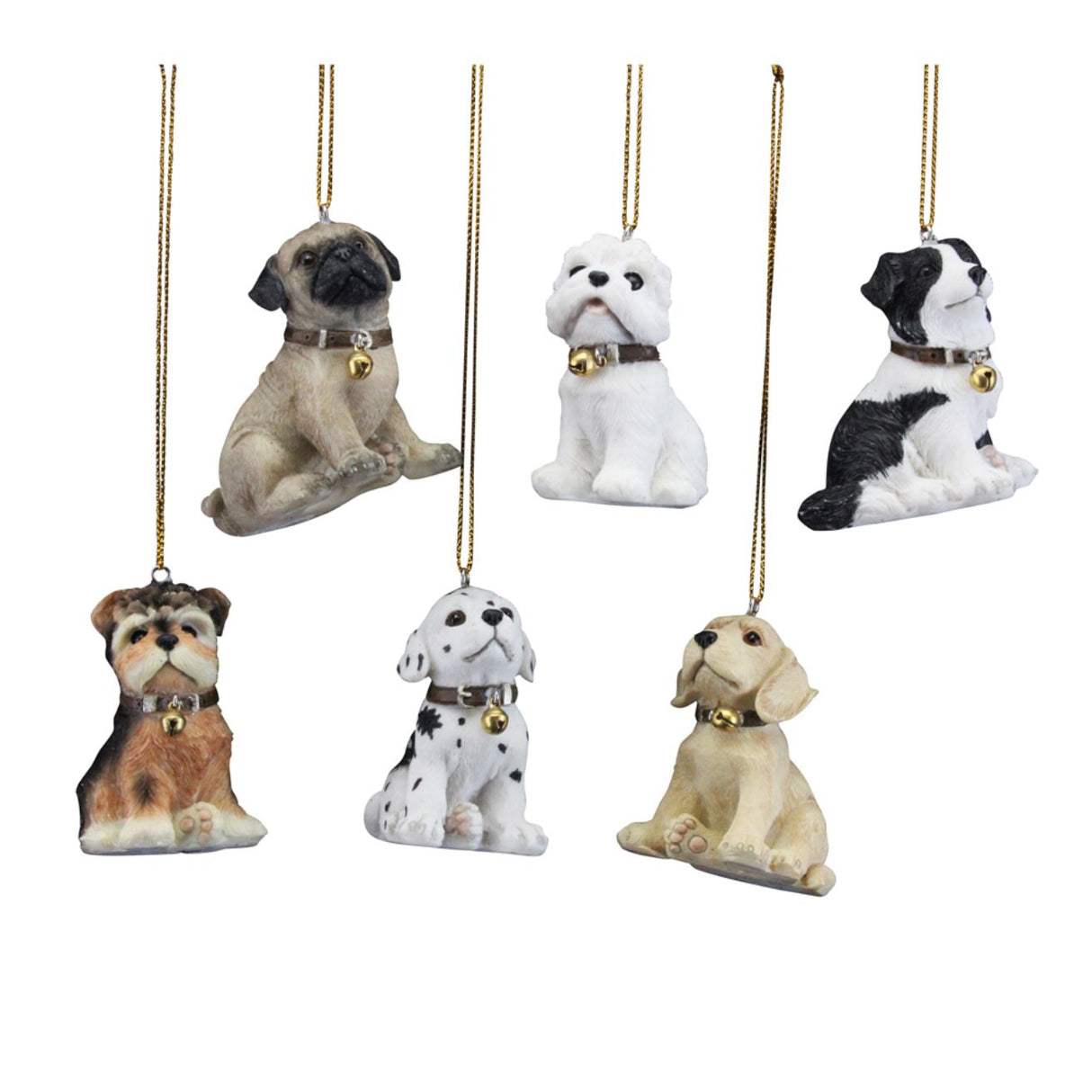 Gisela Graham 6cm Resin Puppy - (Choice of 6)