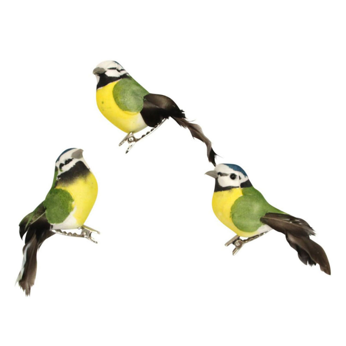 Gisela Graham Blue Tit On Clip Decoration (Choice of 3)