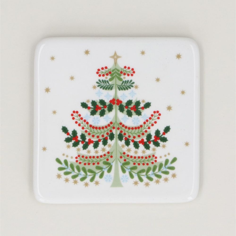 Gisela Graham Coaster - Alpine Tree