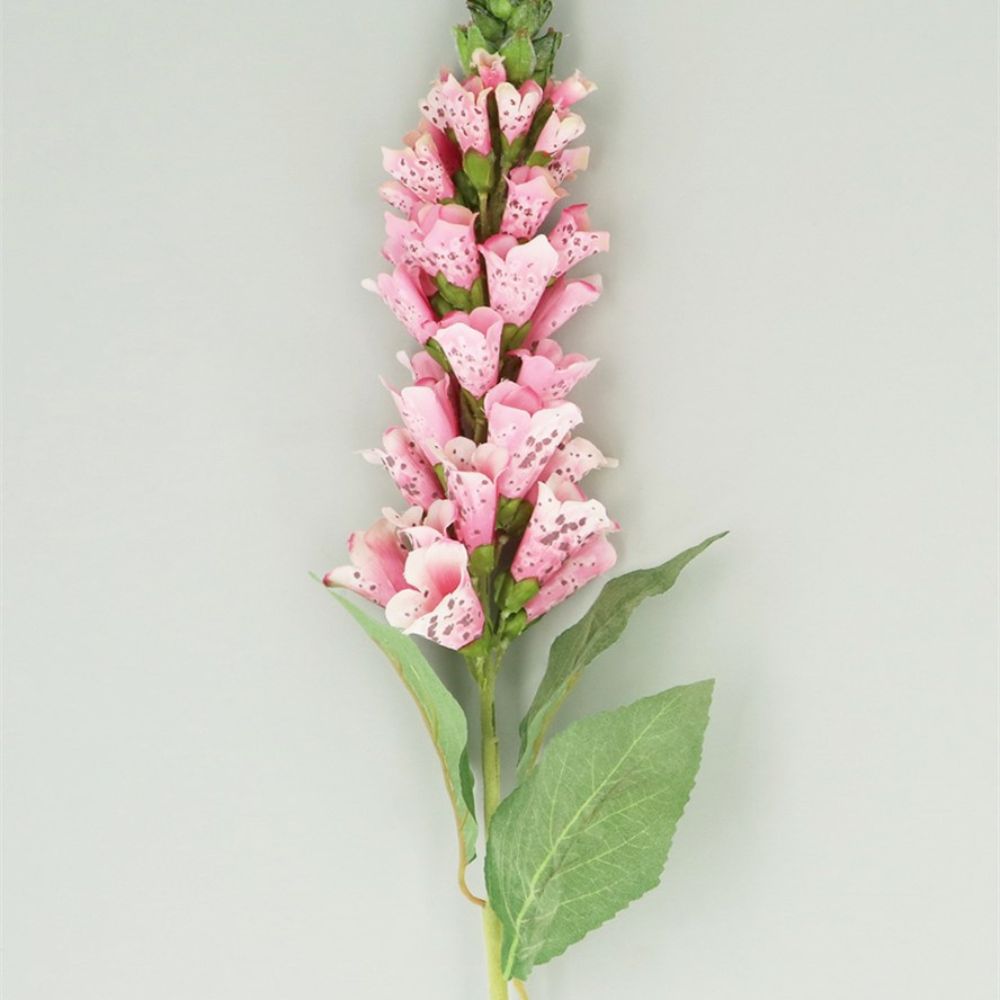Gisela Graham 82cm Dark Pink Foxglove Stem