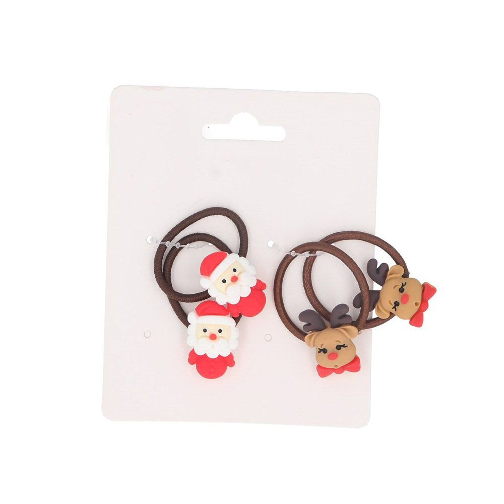 Gisela Graham Festive Hair Bobbles (Pack of 4)