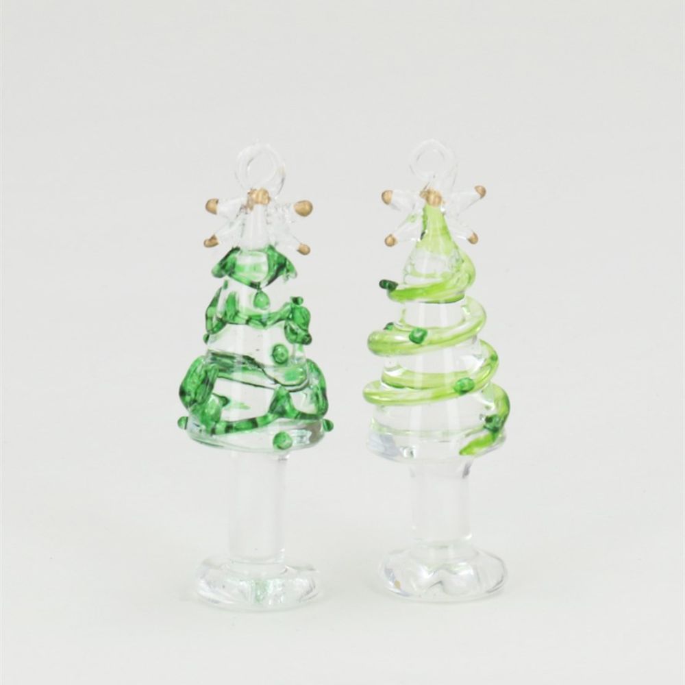 Gisela Graham Hanging Decorations - Mini Trees (Choice of 2)