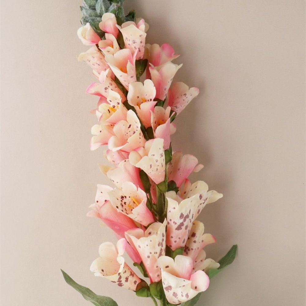 Gisela Graham 82cm Light Pink Foxglove Stem