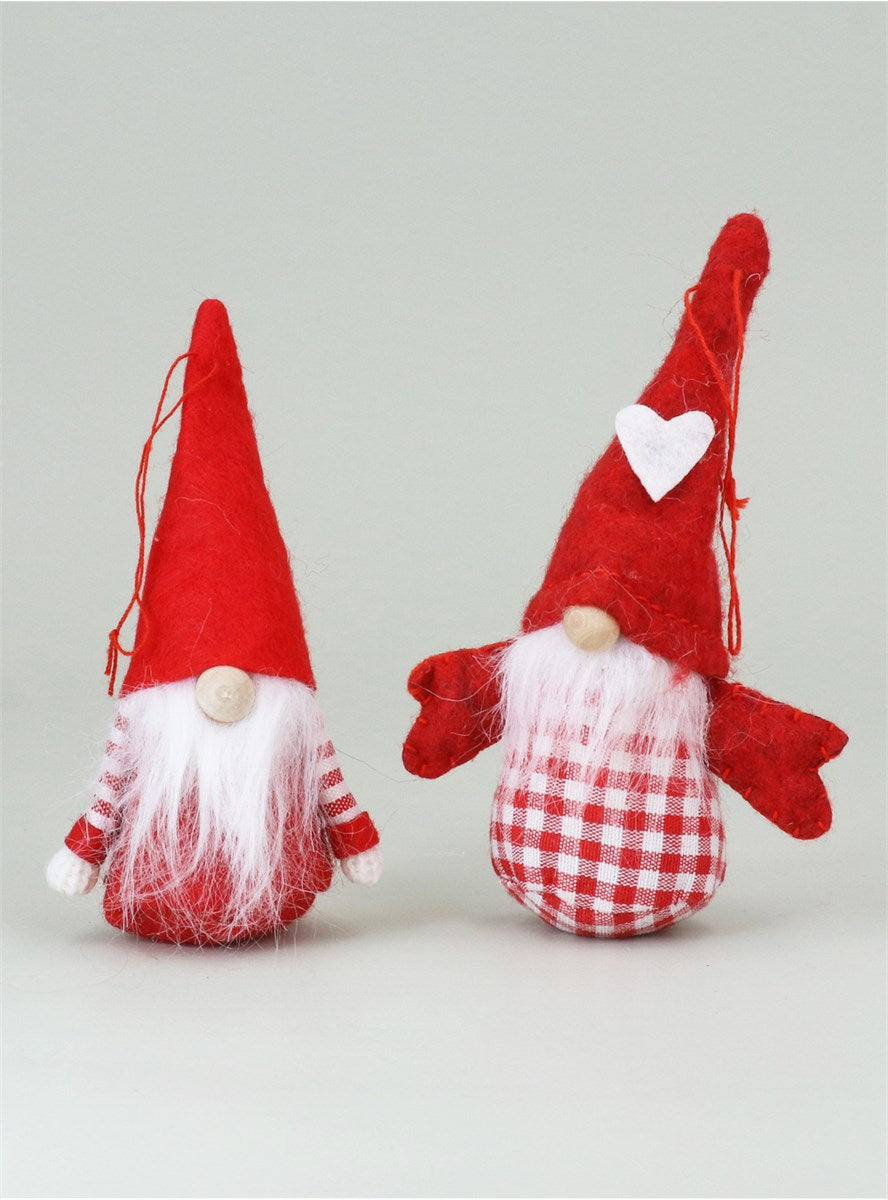 Gisela Graham Nordic Santa Hanging Decoration (Choice of 2)