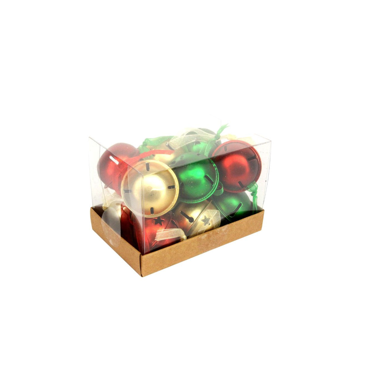 Gisela Graham - Pack of 12 - Jingle Bells Baubles