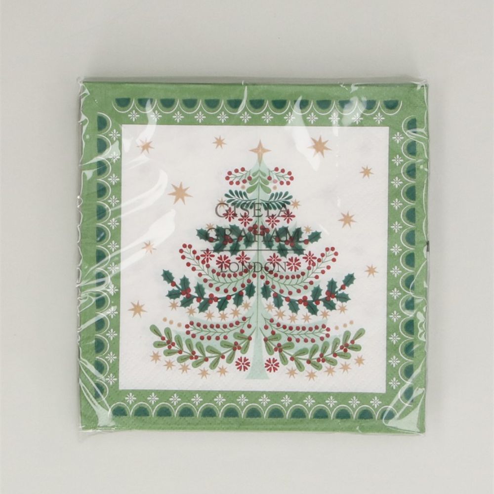 Gisela Graham Pack of 20 Napkins - Alpine