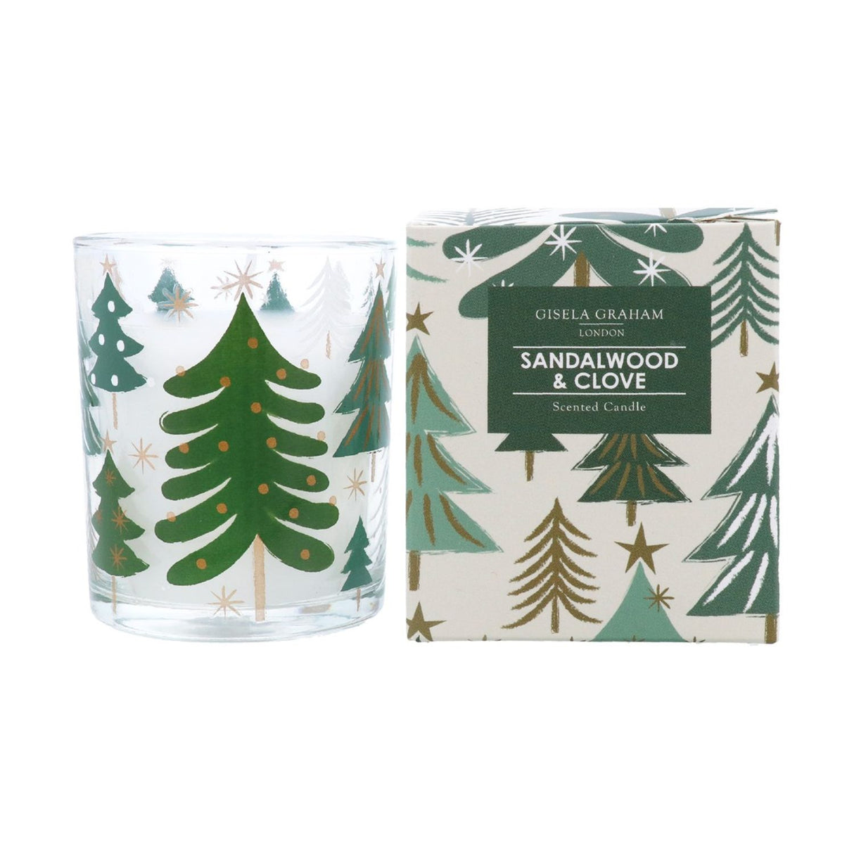 Gisela Graham Sandalwood & Clove Boxed Candle