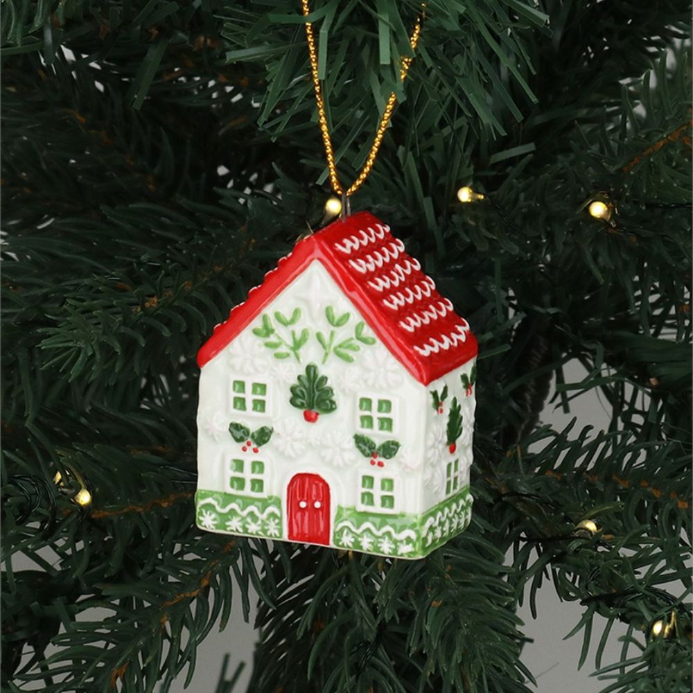 Gisela Graham Painted Gingerbread Houses (Choice of 2)