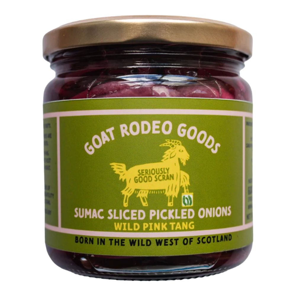 Goat Rodeo 375g Sumac Sliced Pickled Onions