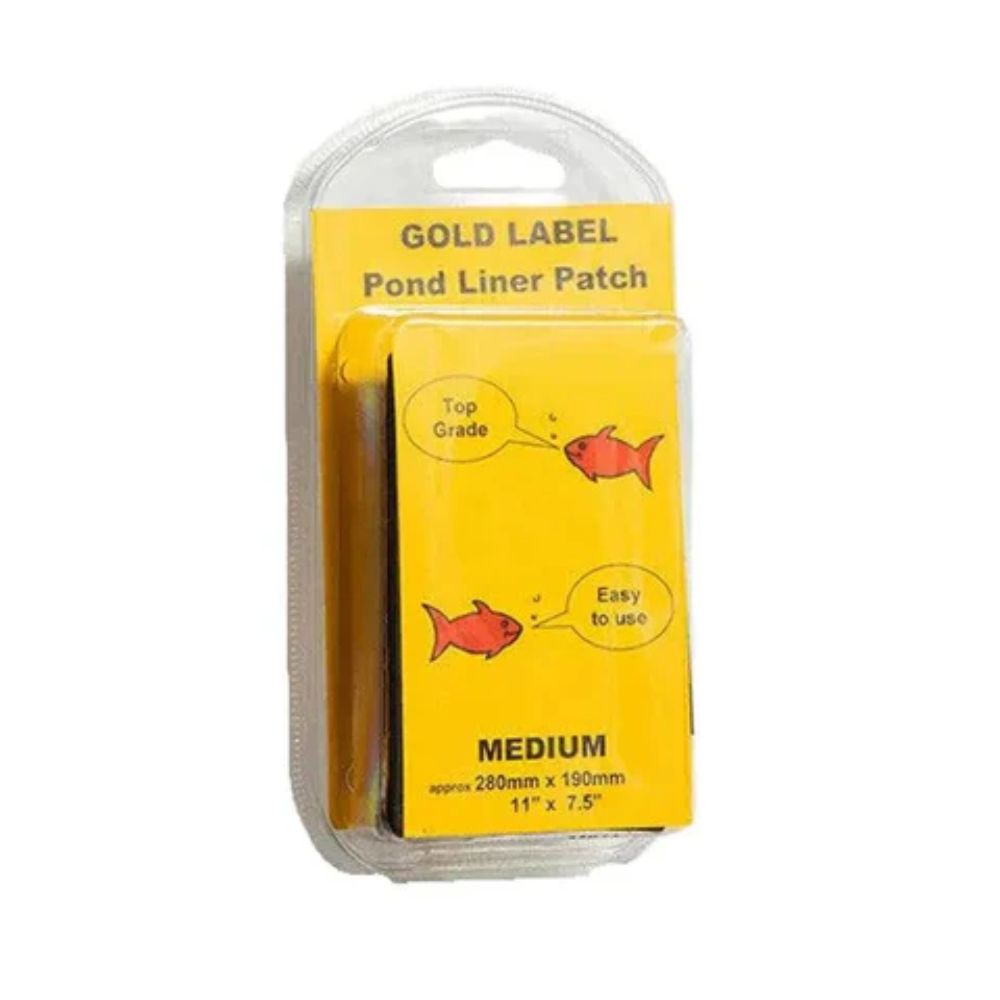 Gold Label 280 x 190mm Medium Pond Liner Repair Patch Kit