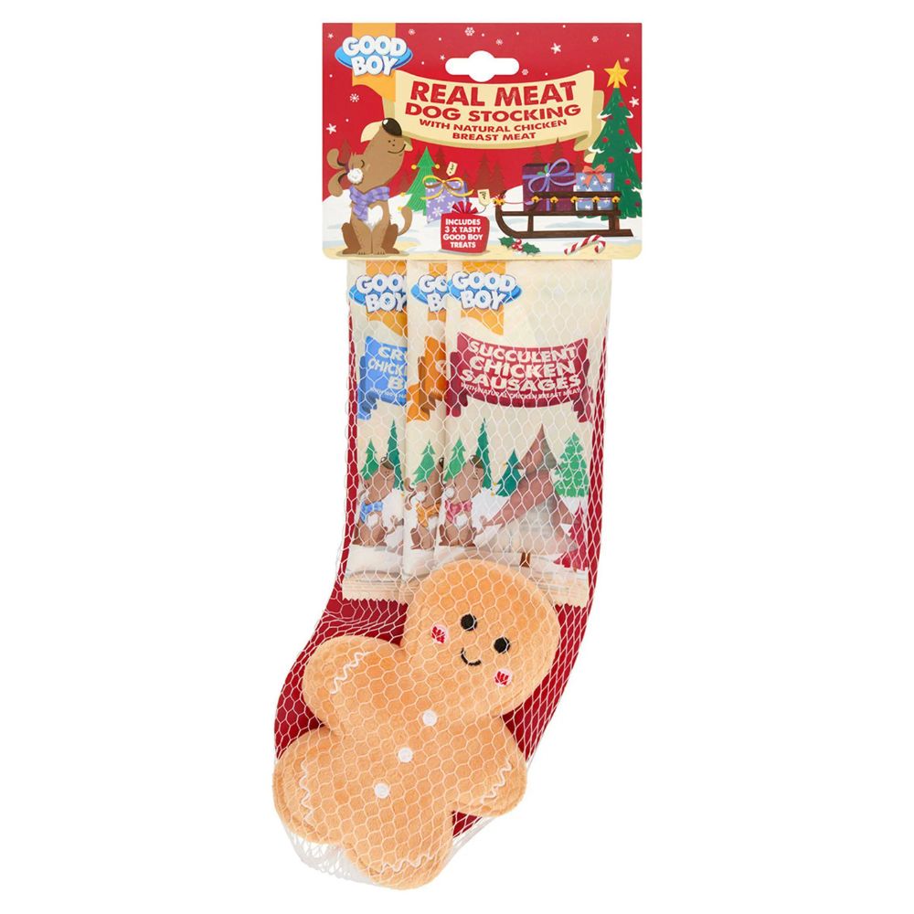 Good Boy Real Meat Christmas Dog Stocking