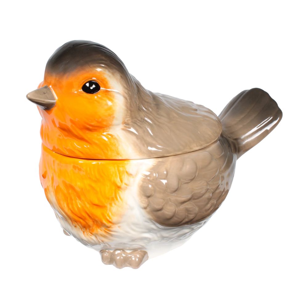 Grandma Wild's 200g Ceramic Festive Robin Jar