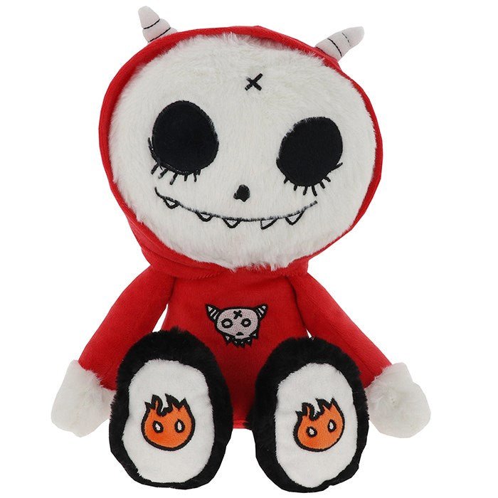Gus Fink Red/White Devil Doo Boogily Heads Plushie Pal - GSFK120 - Old Railway Line Garden Centre